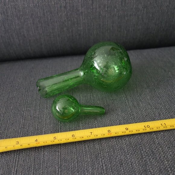 Green Glass Cruet - Picture 7 of 10